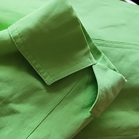 Coldwater Creek Silk/Linen Blend Jacket Size L - Picture 3 of 7